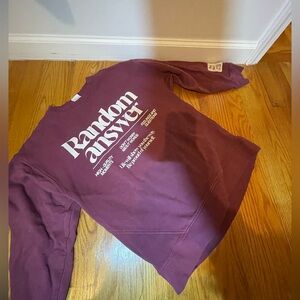 Maroon Graphic Sweatshirt